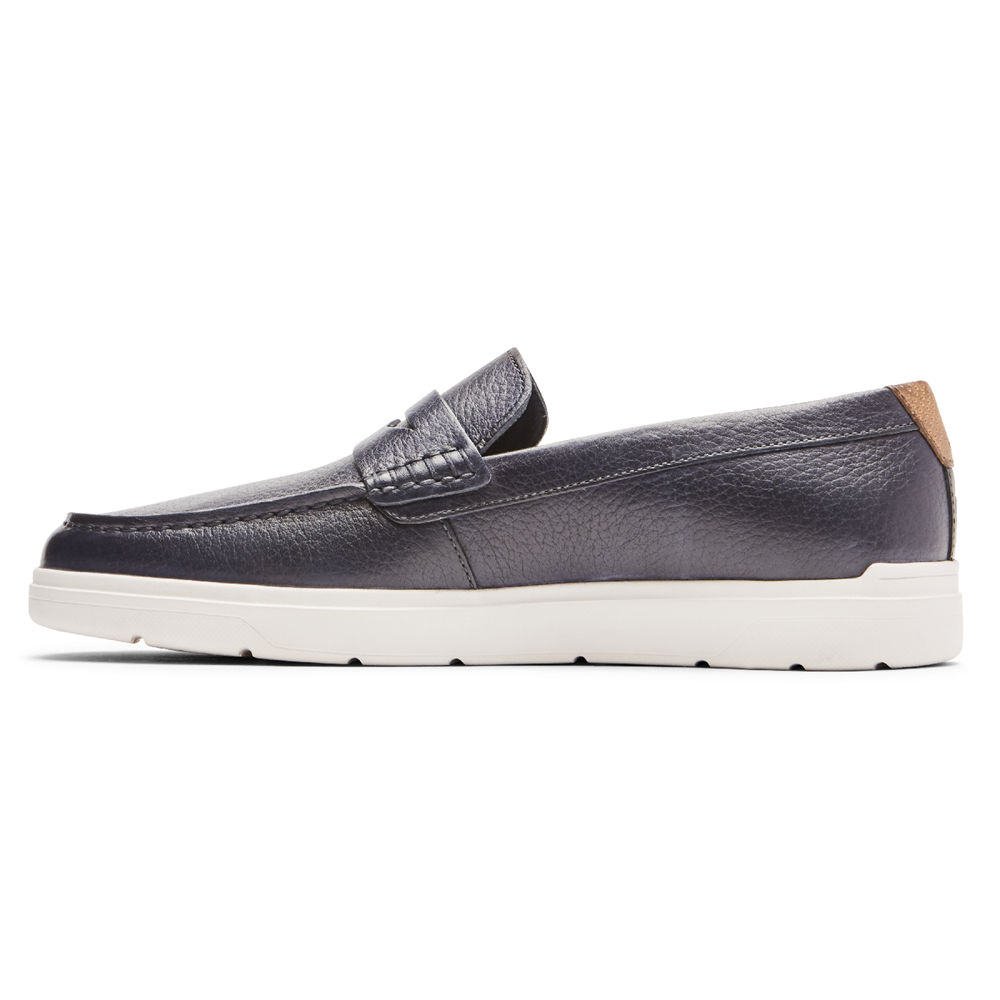 Mocassins Rockport Homem Azuis - Total Motion Lite Penny - 47985TRXI